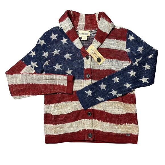 Denim & Supply Ralph Lauren Sweaters - Denim & Supply Ralph Lauren American Flag Knit Cardigan Sweater NEW